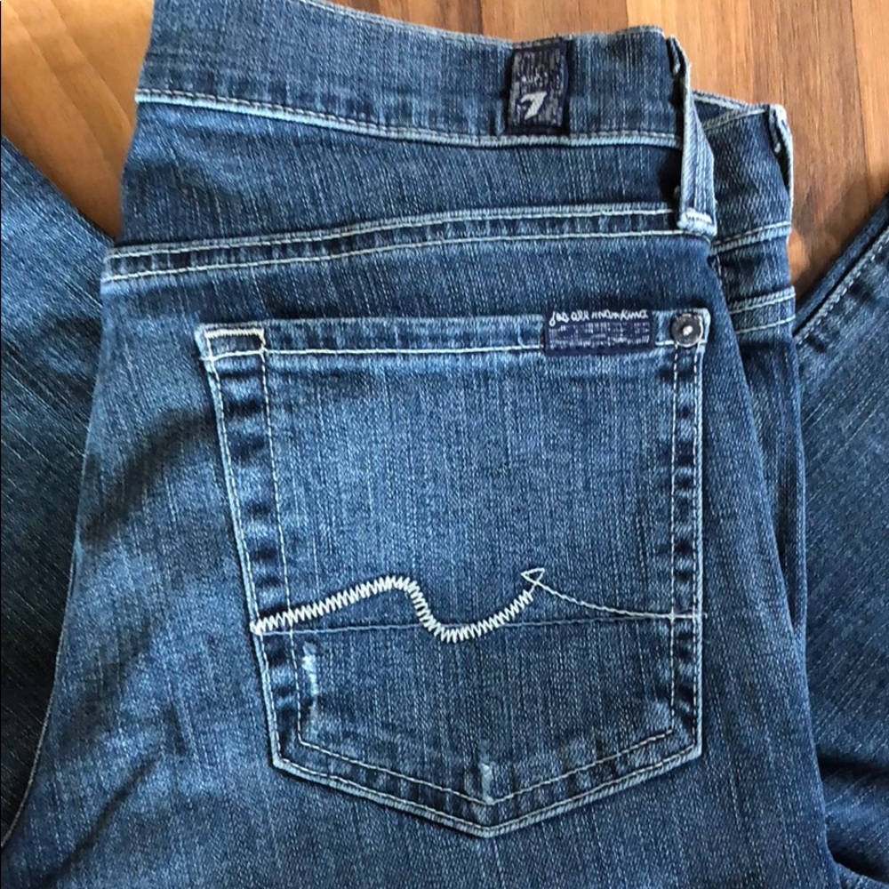7 For All Mankind Straight Leg Jeans